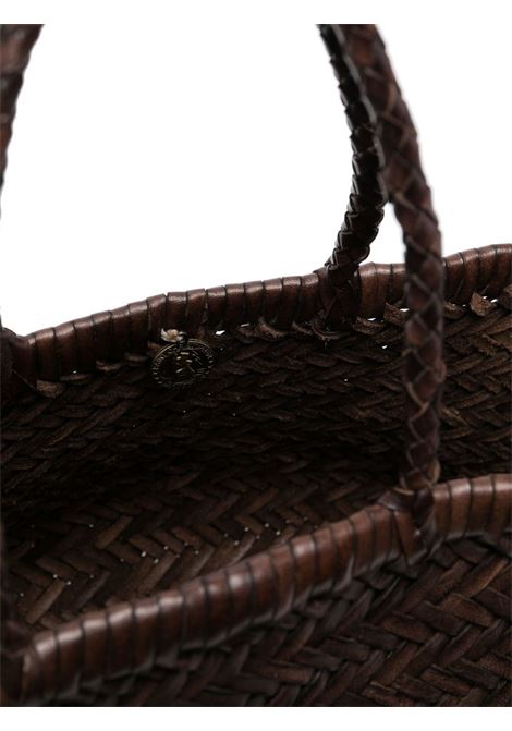 Borsa a mano intrecciata in marrone - INUIKII donna DRAGON DIFFUSION | 8811DRKBRWN